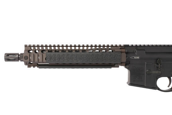 The Daniel Defense MK 18 SBR 10.3 features a carbine length gas system